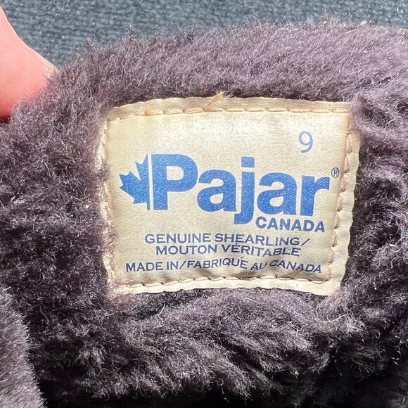 PAJAR Winter Boots Mens Size 9 Brown Leather Ice Gripper Spike Fishing Snow Cold - Picture 16 of 16